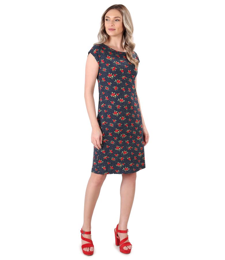 Viscose elastic jersey dress