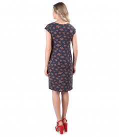 Viscose elastic jersey dress