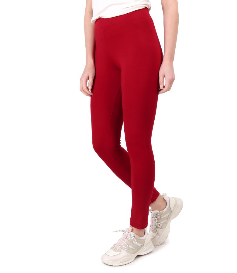 Elastic jersey leggings