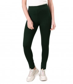 Elastic jersey leggings