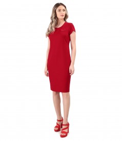 Elastic jersey elegant dress