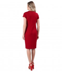 Elastic jersey elegant dress