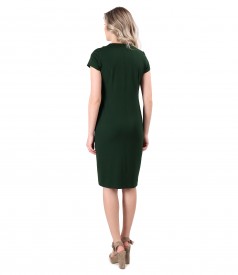 Elastic jersey elegant dress