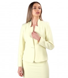 Office jacket made of elastic fabric