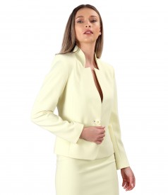 Office jacket made of elastic fabric