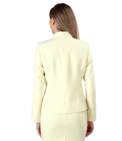 Office jacket made of elastic fabric