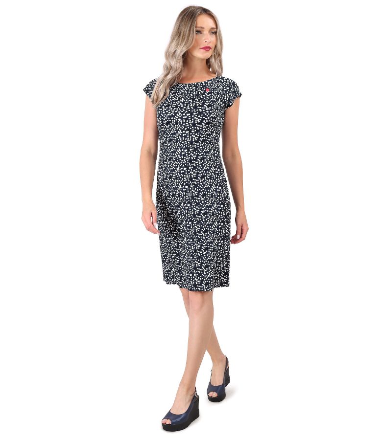 Viscose elastic jersey dress