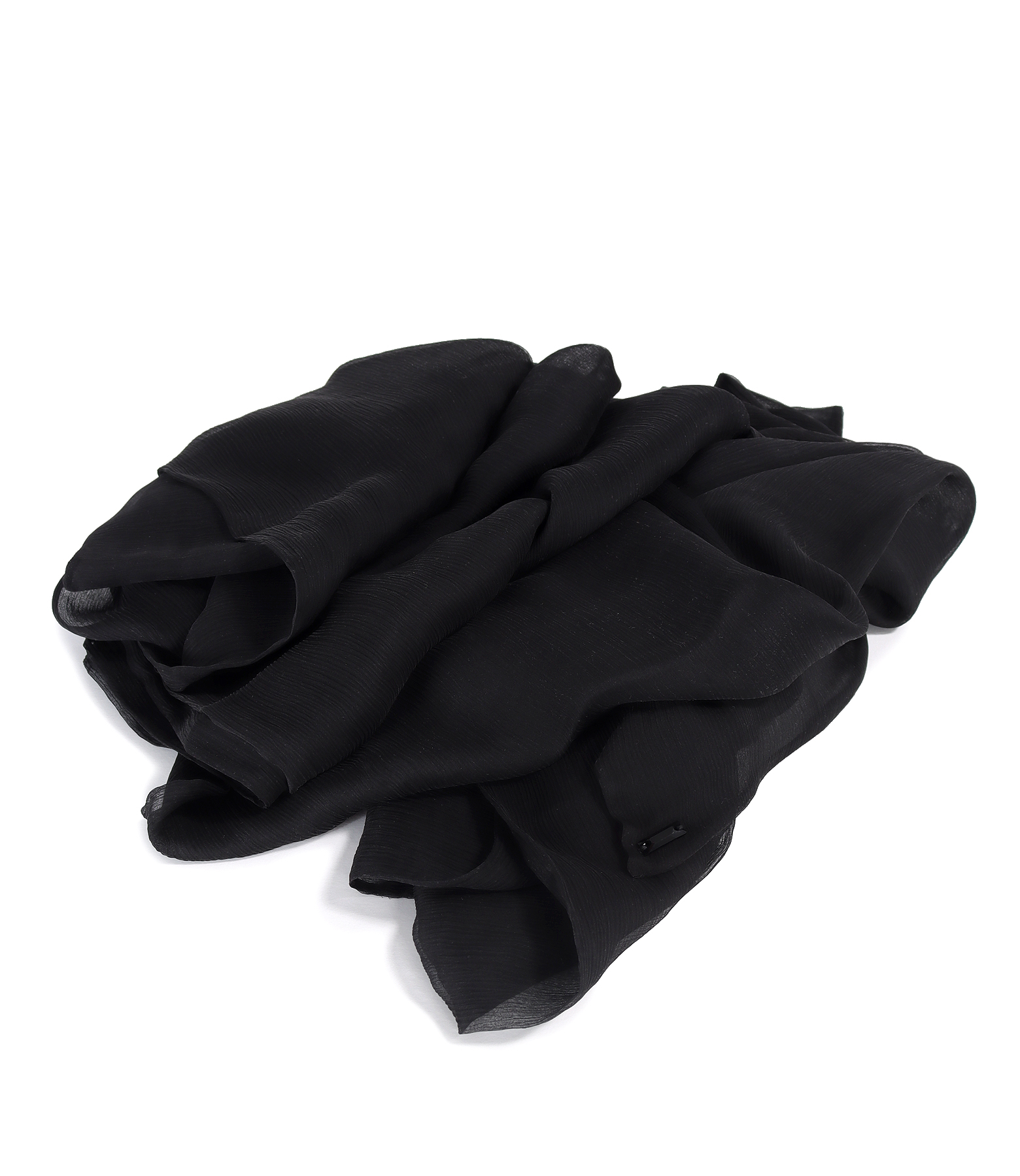 Natural silk voile wrap