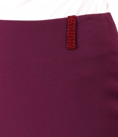 Office skirt made of elastic fabric