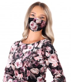 Reusable elastic velvet mask