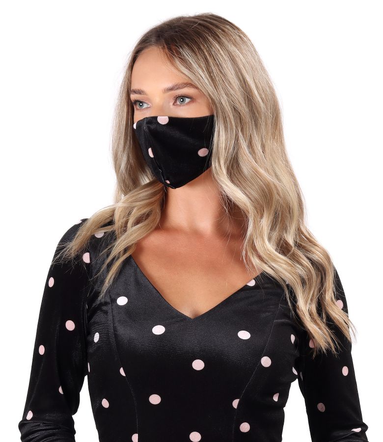 Reusable elastic velvet mask