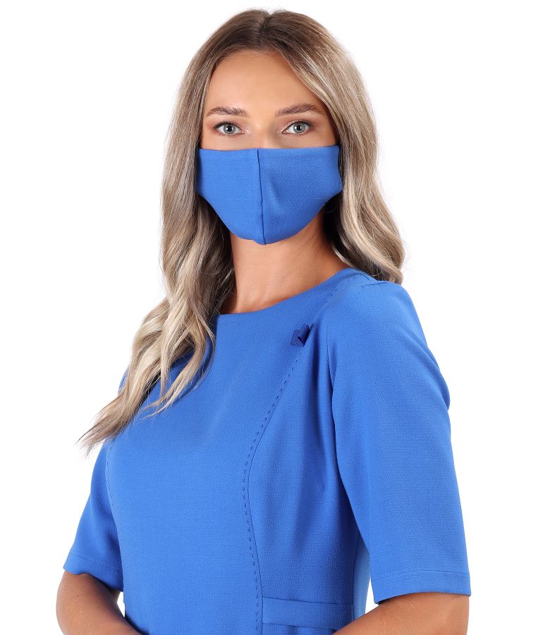 Reusable elastic fabric mask