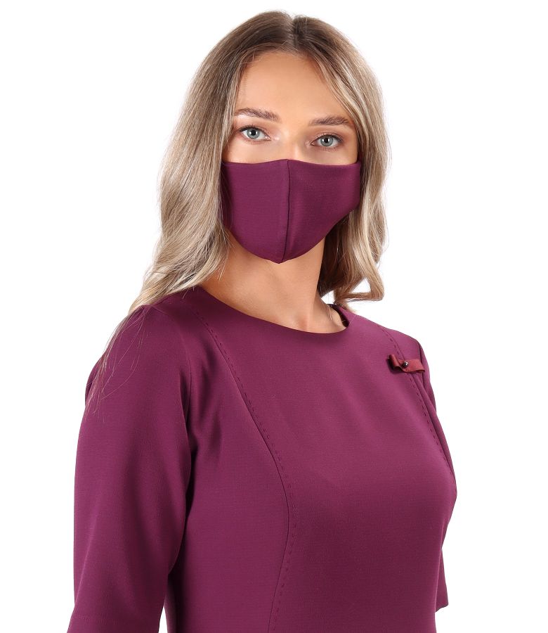 Reusable elastic fabric mask