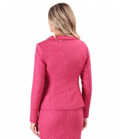 Elegant jacket made of wool and alpaca