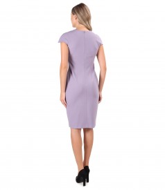 Office dress made of thick elastic jersey