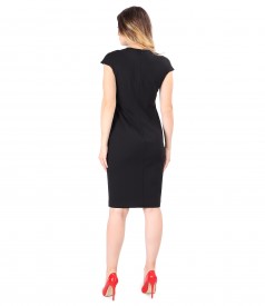 Elegant dress made of thick elastic jersey