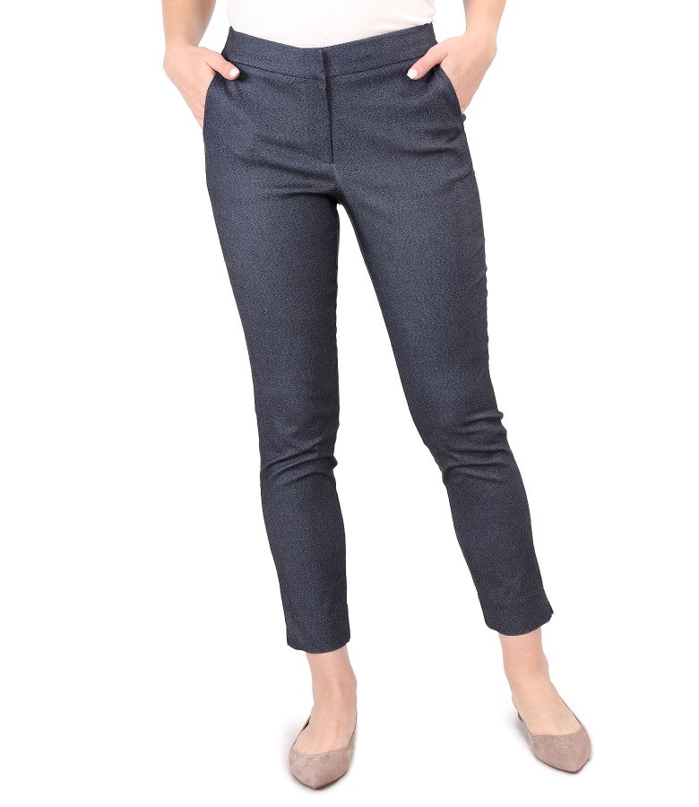 Ankle pants made of elastic denim