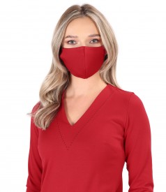 Reusable thick jersey mask