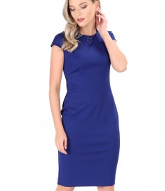 Elegant dress made of thick elastic jersey