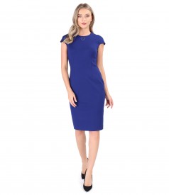 Elegant dress made of thick elastic jersey