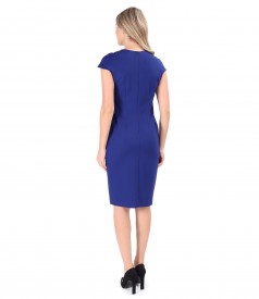 Elegant dress made of thick elastic jersey