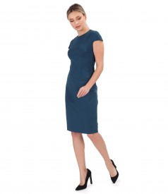 Elegant dress made of thick elastic jersey