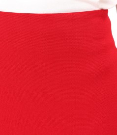 Office skirt made of thick elastic fabric