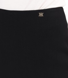 Office skirt made of thick elastic fabric