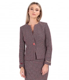 Office cotton loop jacket