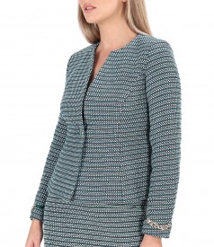 Office cotton loop jacket