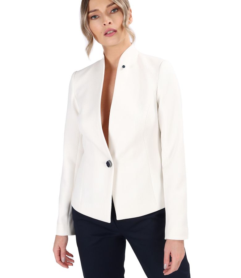 Elegant jacket made of elastic fabric