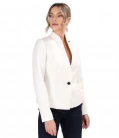 Elegant jacket made of elastic fabric