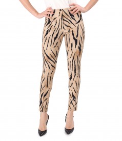 Elastic cotton pants