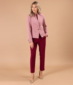 Elegant jacket made of elastic fabric