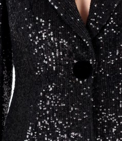 Elegant sequin jacket