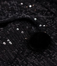 Elegant sequin jacket