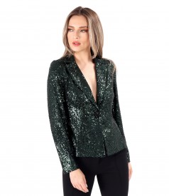 Elegant sequin jacket