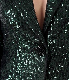 Elegant sequin jacket