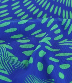 Elegant printed veil dress