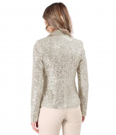 Elegant sequin jacket