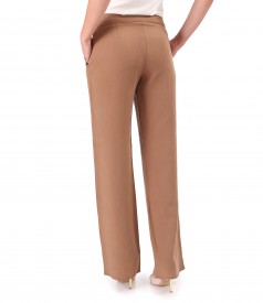 Casual tencel and linen pants
