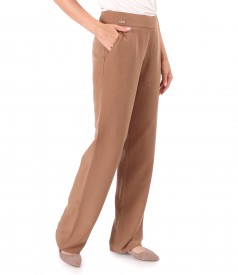 Casual tencel and linen pants