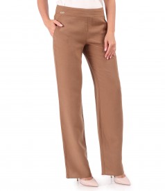 Casual tencel and linen pants