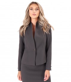 Elegant jacket made of elastic fabric