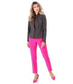 Elegant jacket made of elastic fabric