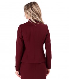 Elegant jacket made of elastic fabric