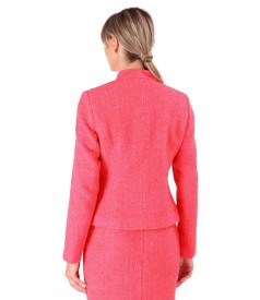 Elegant jacket made of wool and alpaca