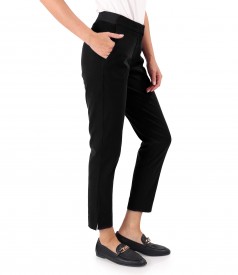 Pants made of tencel fabric with cotton