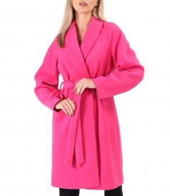 Thick fabric overcoat