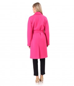 Thick fabric overcoat